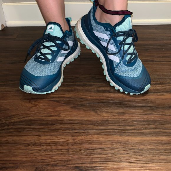 Blue adidas running shoes - Picture 6 of 6